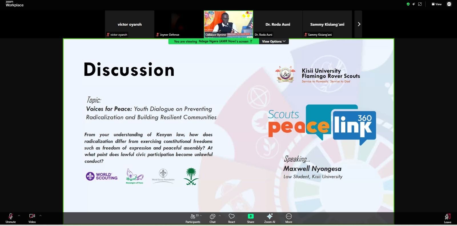 VOICES OF PEACE